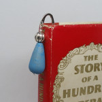 Blue Drop Metal Bookmark